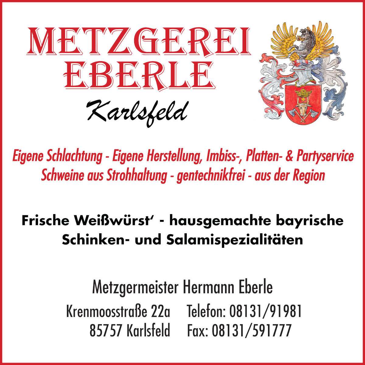 Metzgerei Eberle